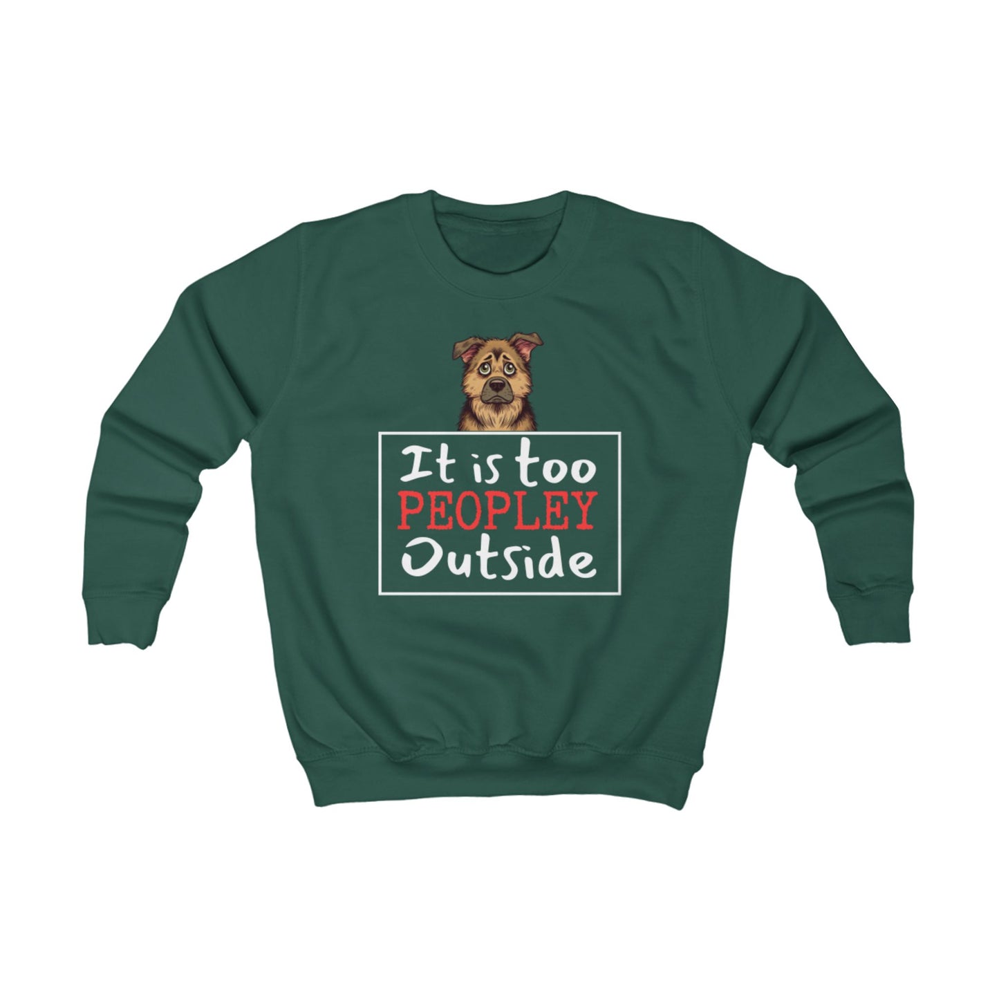 Too Peopley Outside - Kids Sweatshirt