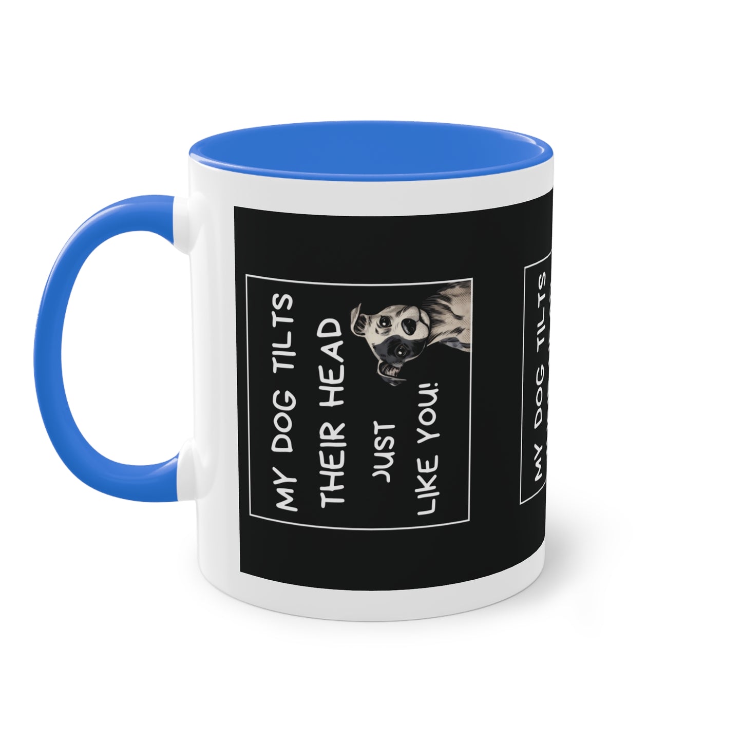 Head Tilt - Two-Tone Mug