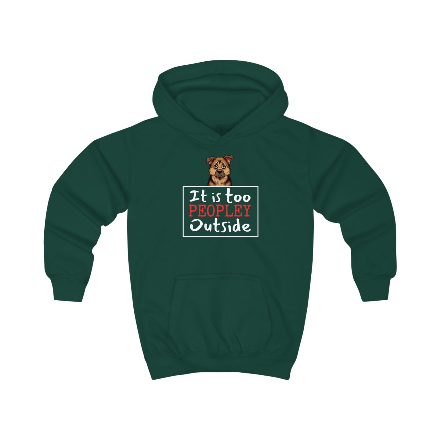 Too Peopley Outside - Kids Hoodie