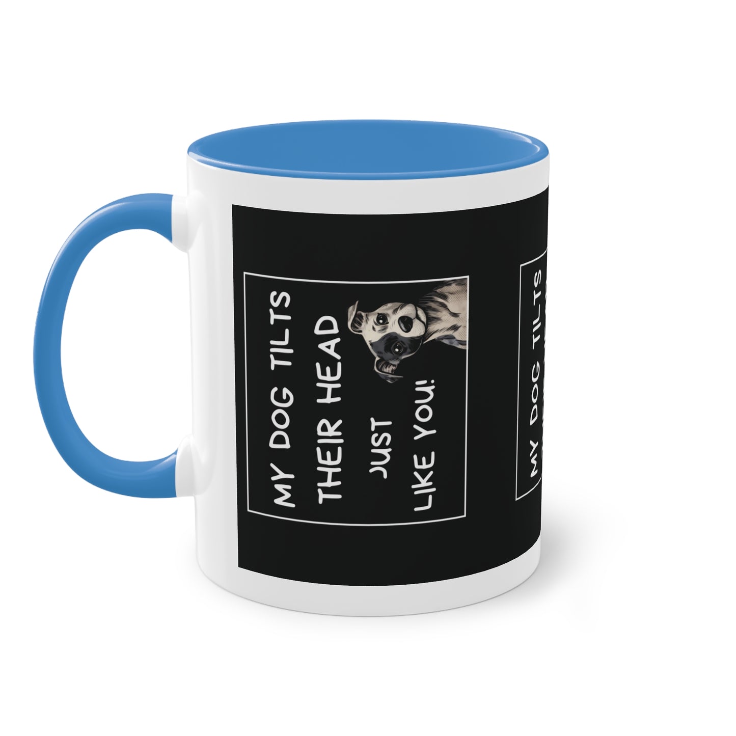 Head Tilt - Two-Tone Mug