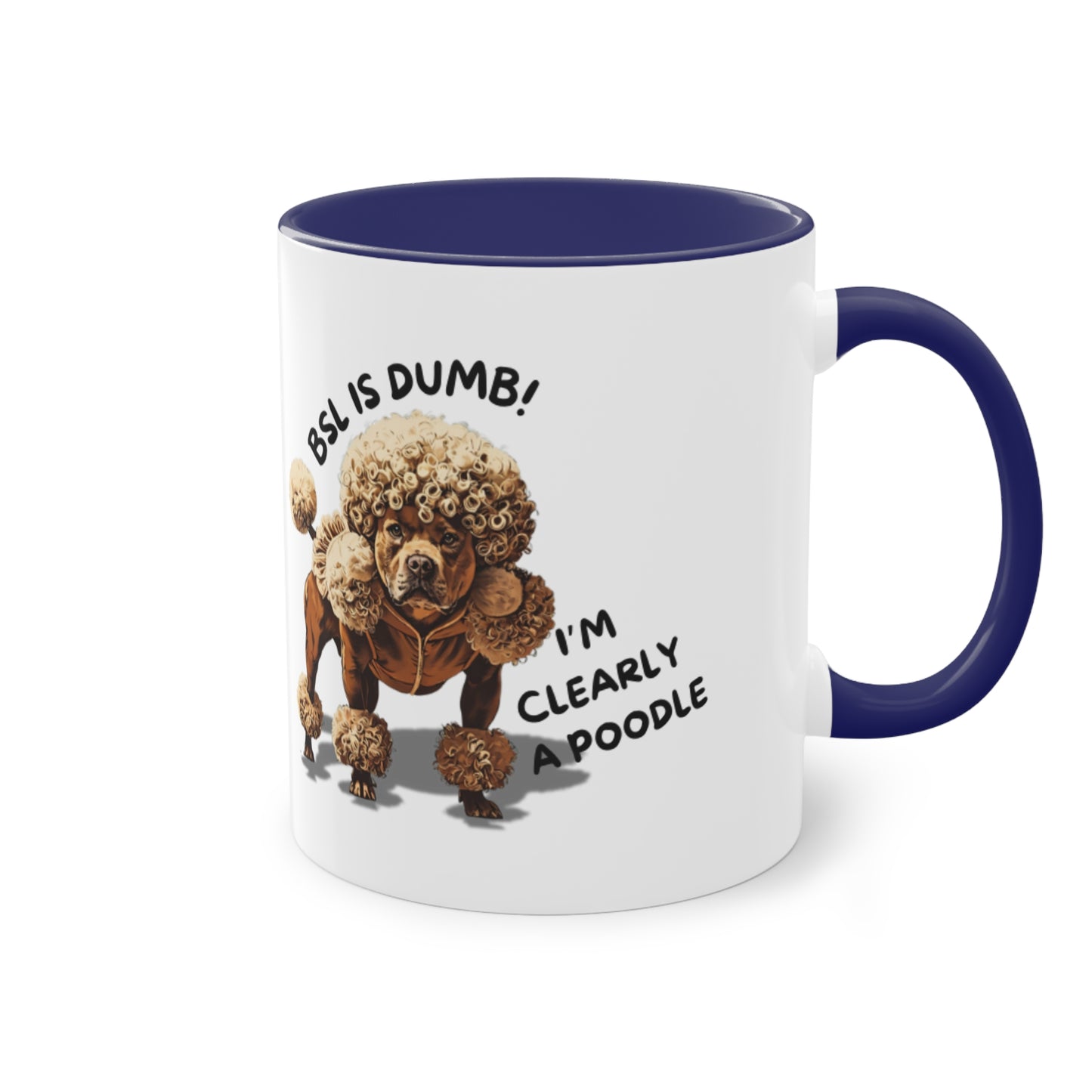 BSL is Dumb - Two-Tone Mug