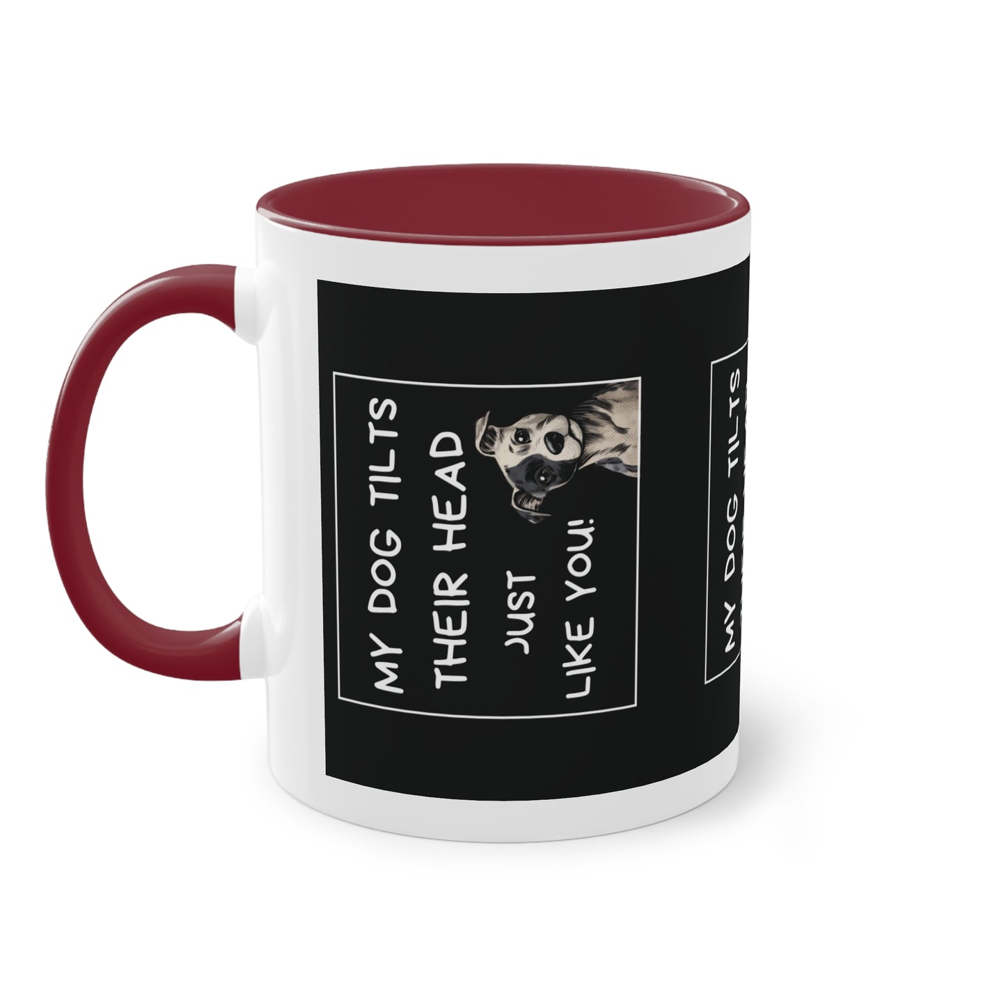 Head Tilt - Two-Tone Mug