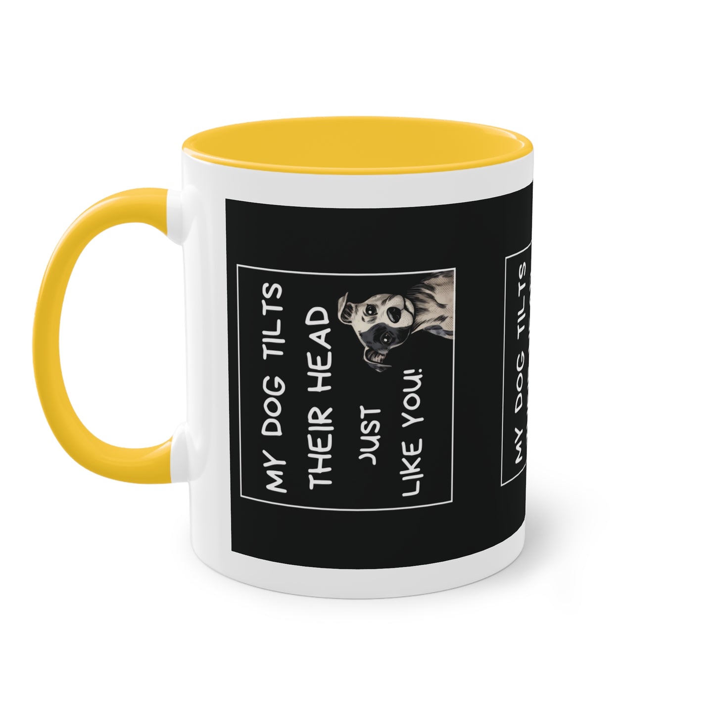 Head Tilt - Two-Tone Mug