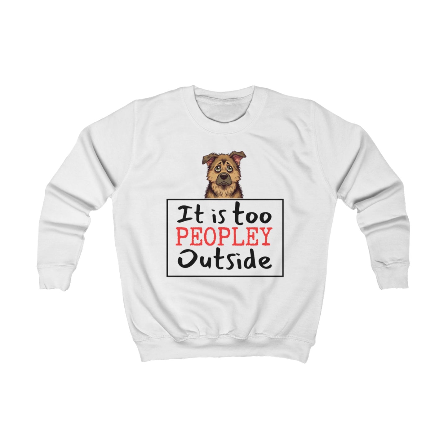 Too Peopley Outside - Kids Sweatshirt