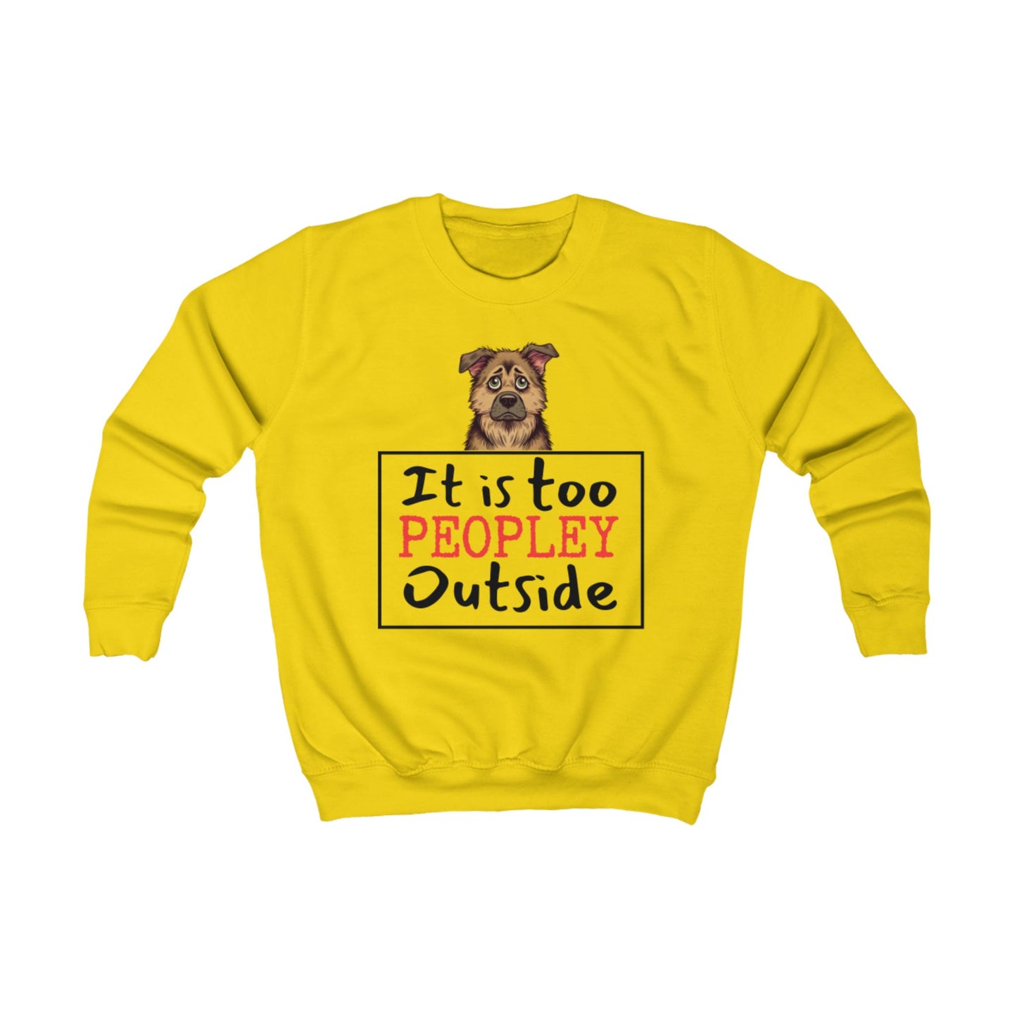 Too Peopley Outside - Kids Sweatshirt